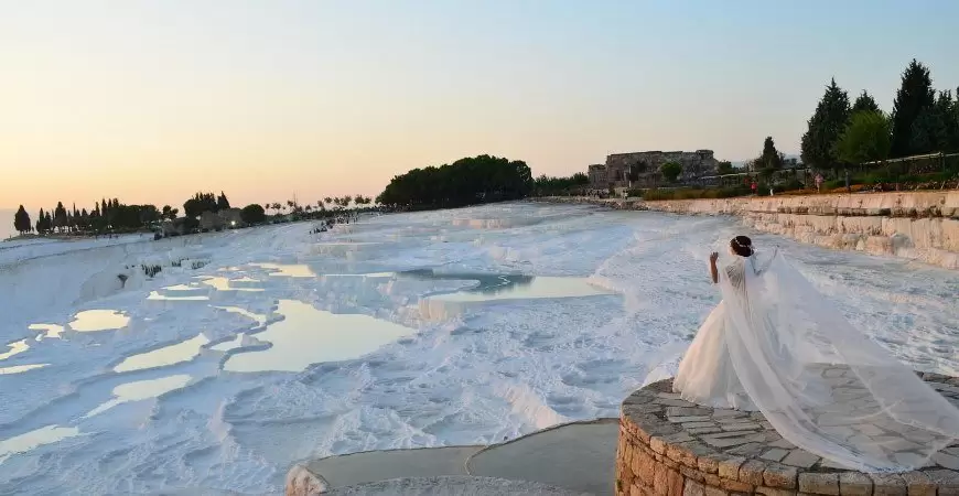 Pamukkale Tour via Antalya to Kusadasi