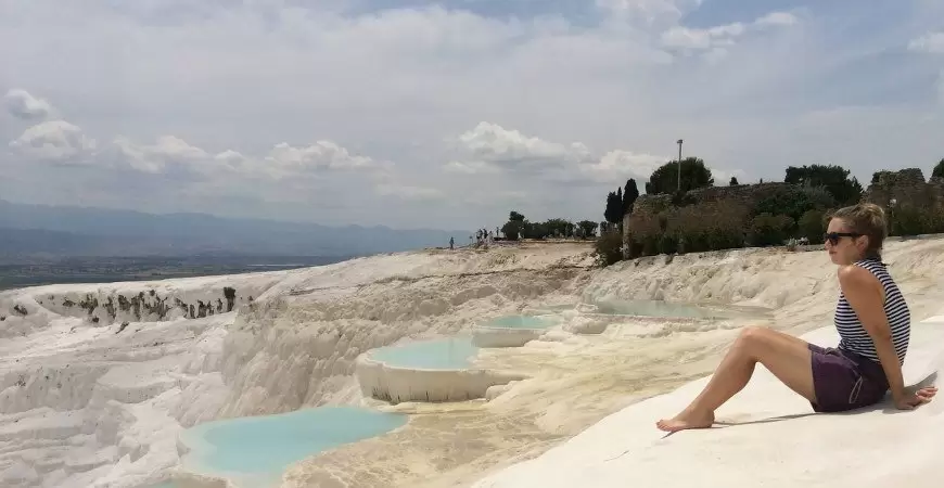 Kusadasi or Selcuk to Antalya via Pamukkale Tour