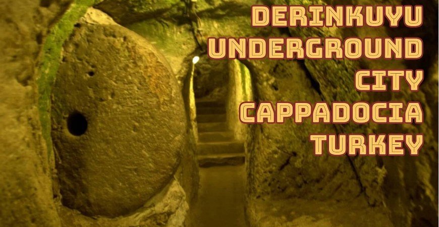 Derinkuyu Underground City in Cappadocia (Kappadokia)