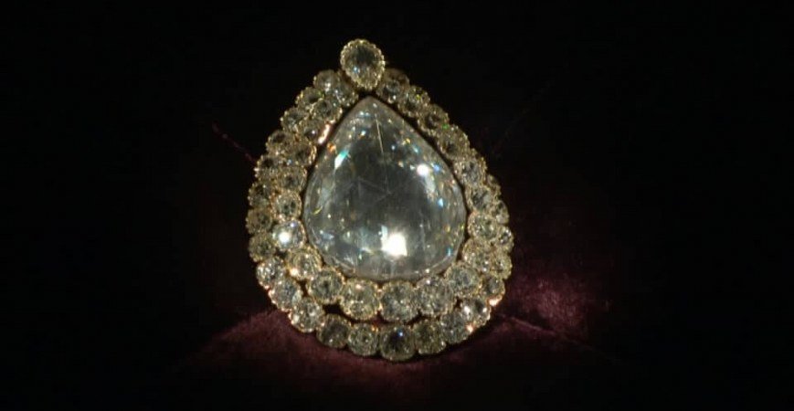 The Spoon Diamond in Topkapi Palace Museum Istanbul